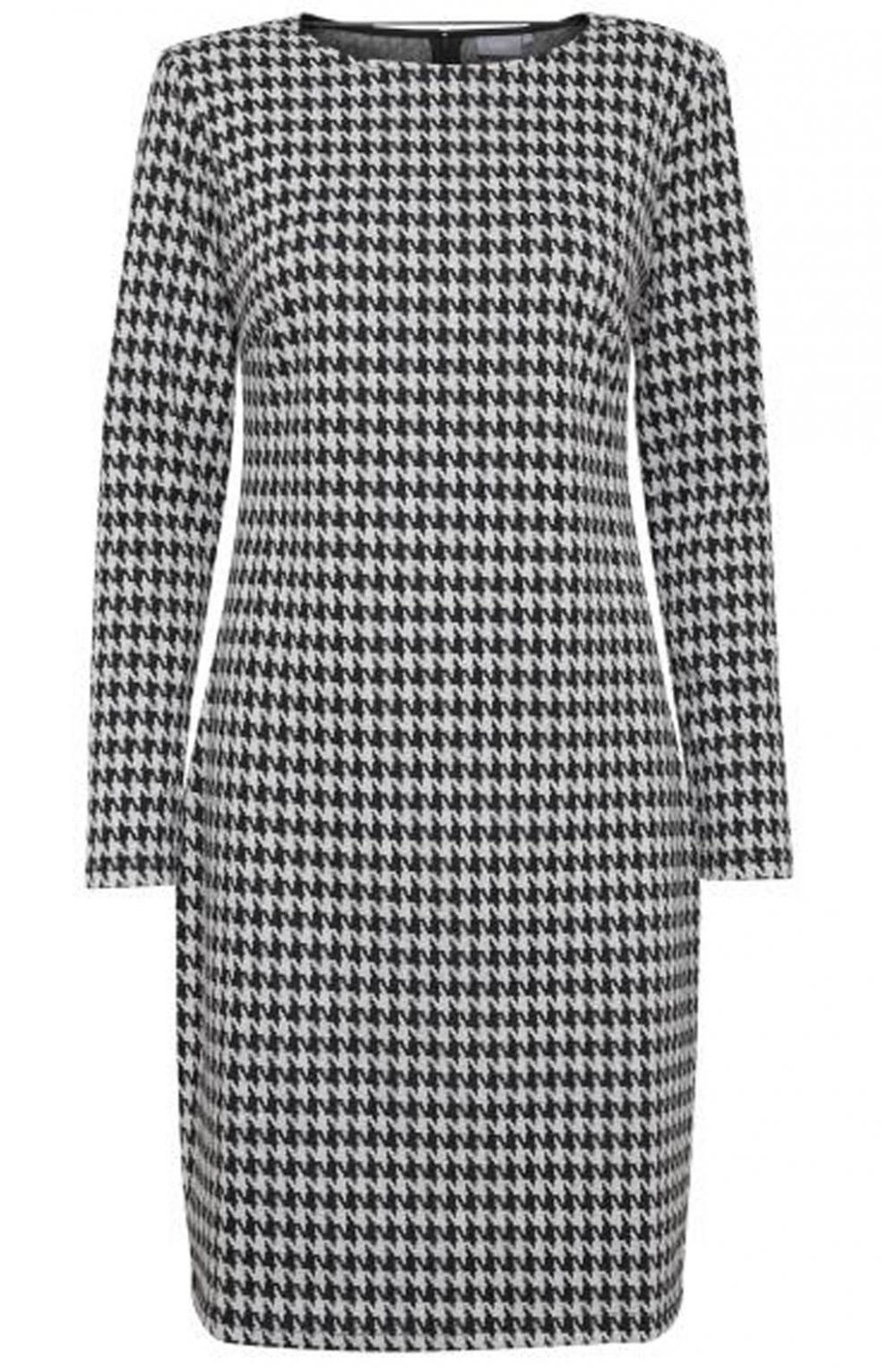 Hounds Tooth Fitted Dress