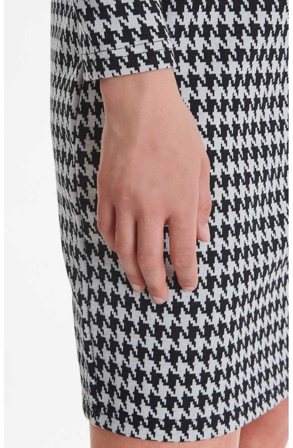 Hounds Tooth Fitted Dress