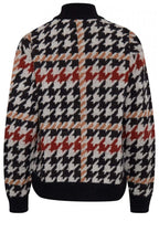 Hounds Tooth Knit Jumper