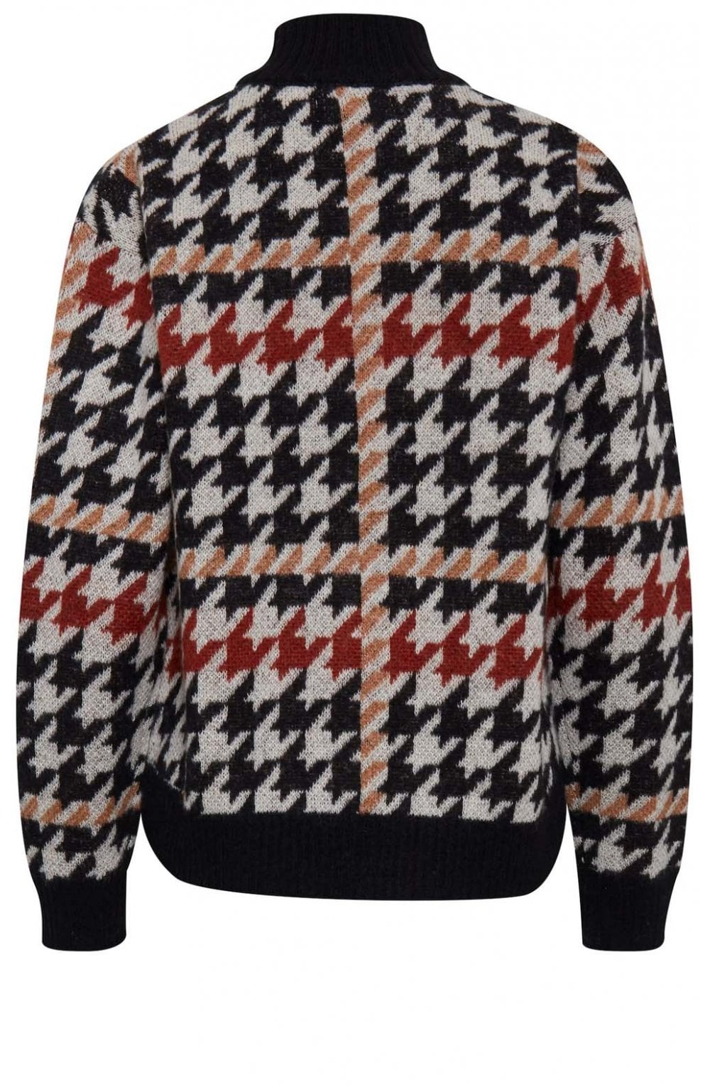 Hounds Tooth Knit Jumper