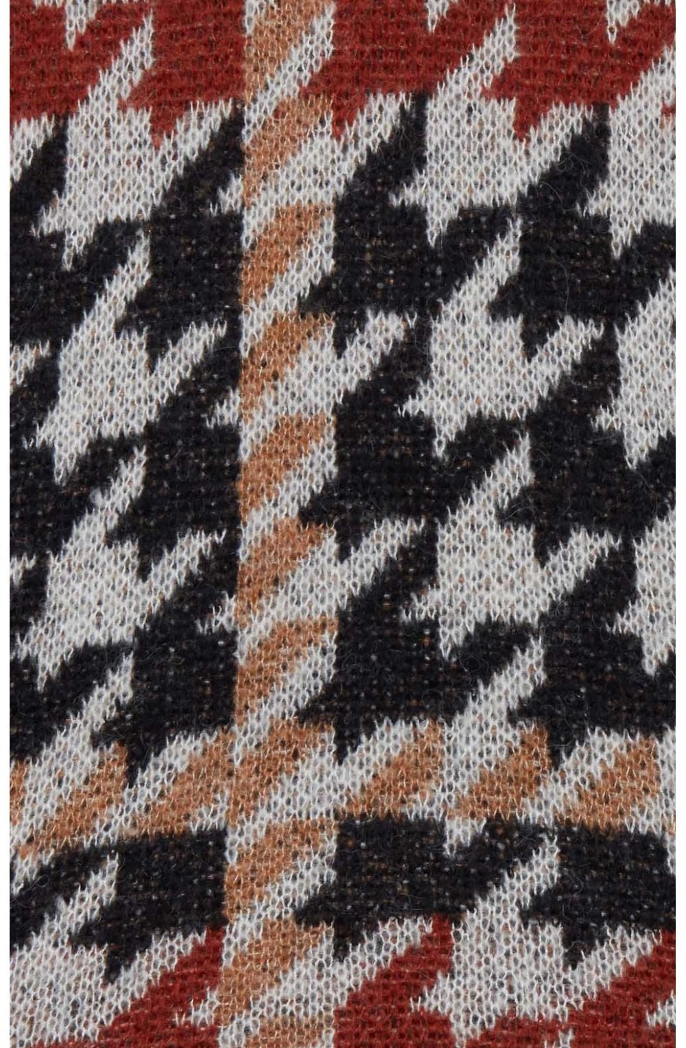 Hounds Tooth Knit Jumper