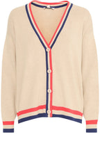 Hummus Mix Statement Stripe Oversized Cardigan