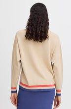 Hummus Mix Statement Stripe Oversized Cardigan