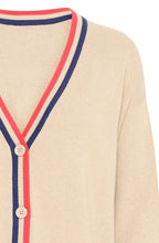 Hummus Mix Statement Stripe Oversized Cardigan