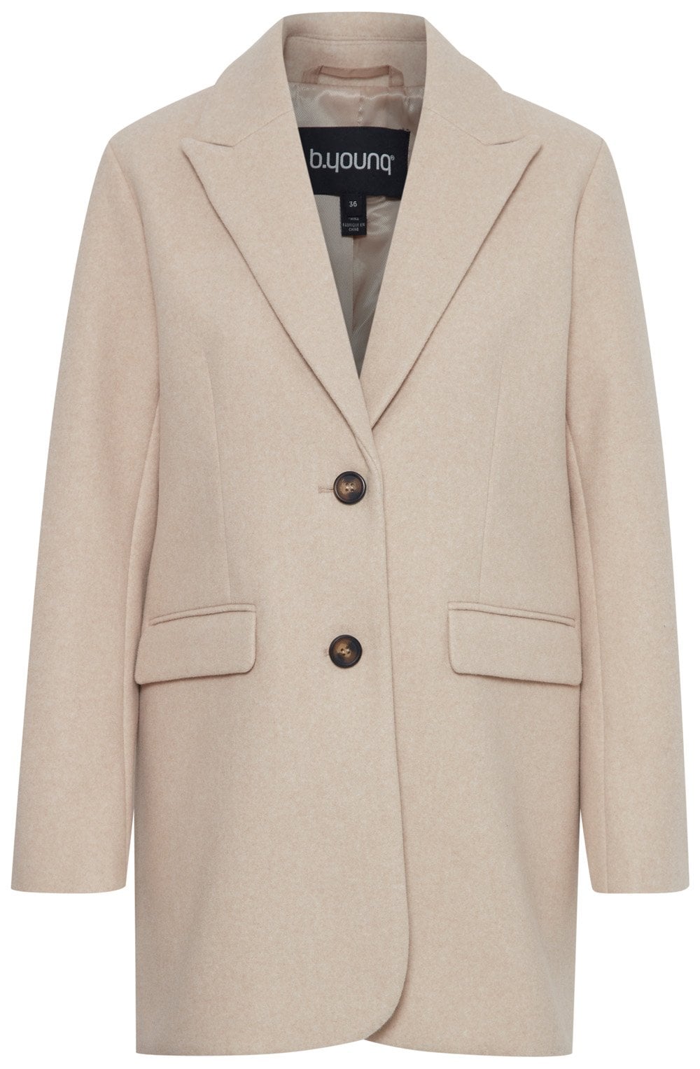 Humus Melange Relaxed Fit Cilia Jacket
