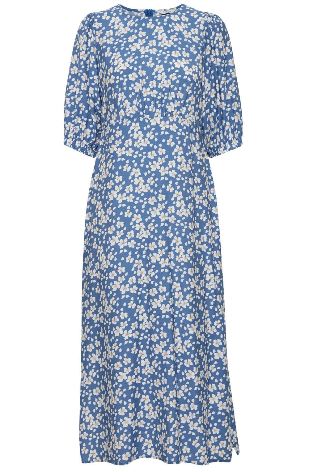 Ibano Blue Floral Print Dress