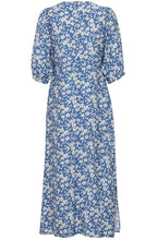 Ibano Blue Floral Print Dress
