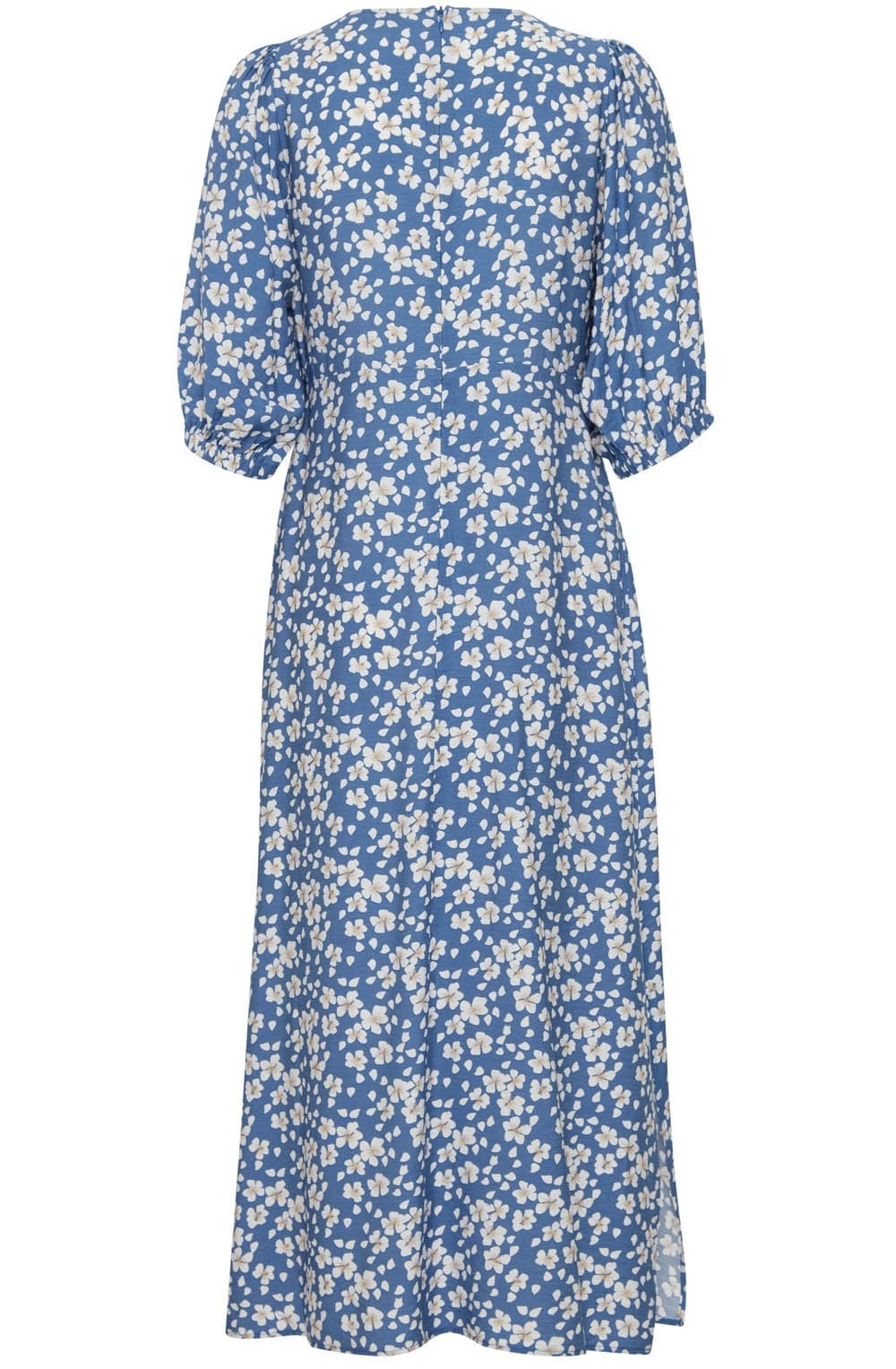 Ibano Blue Floral Print Dress