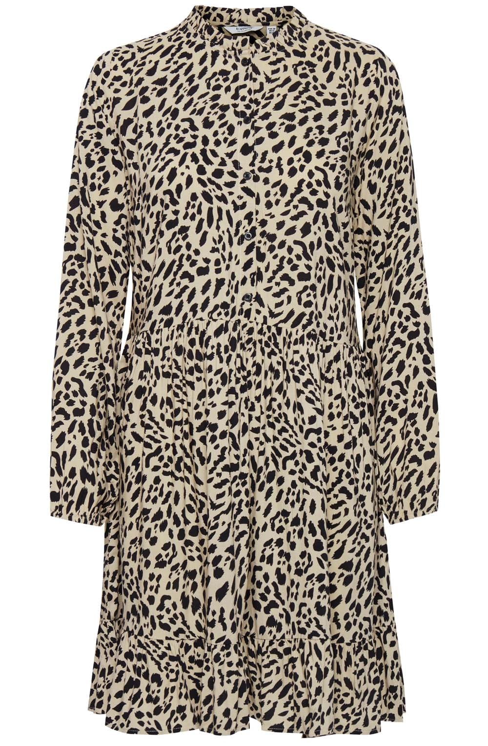Idra Animal Print Smock dress