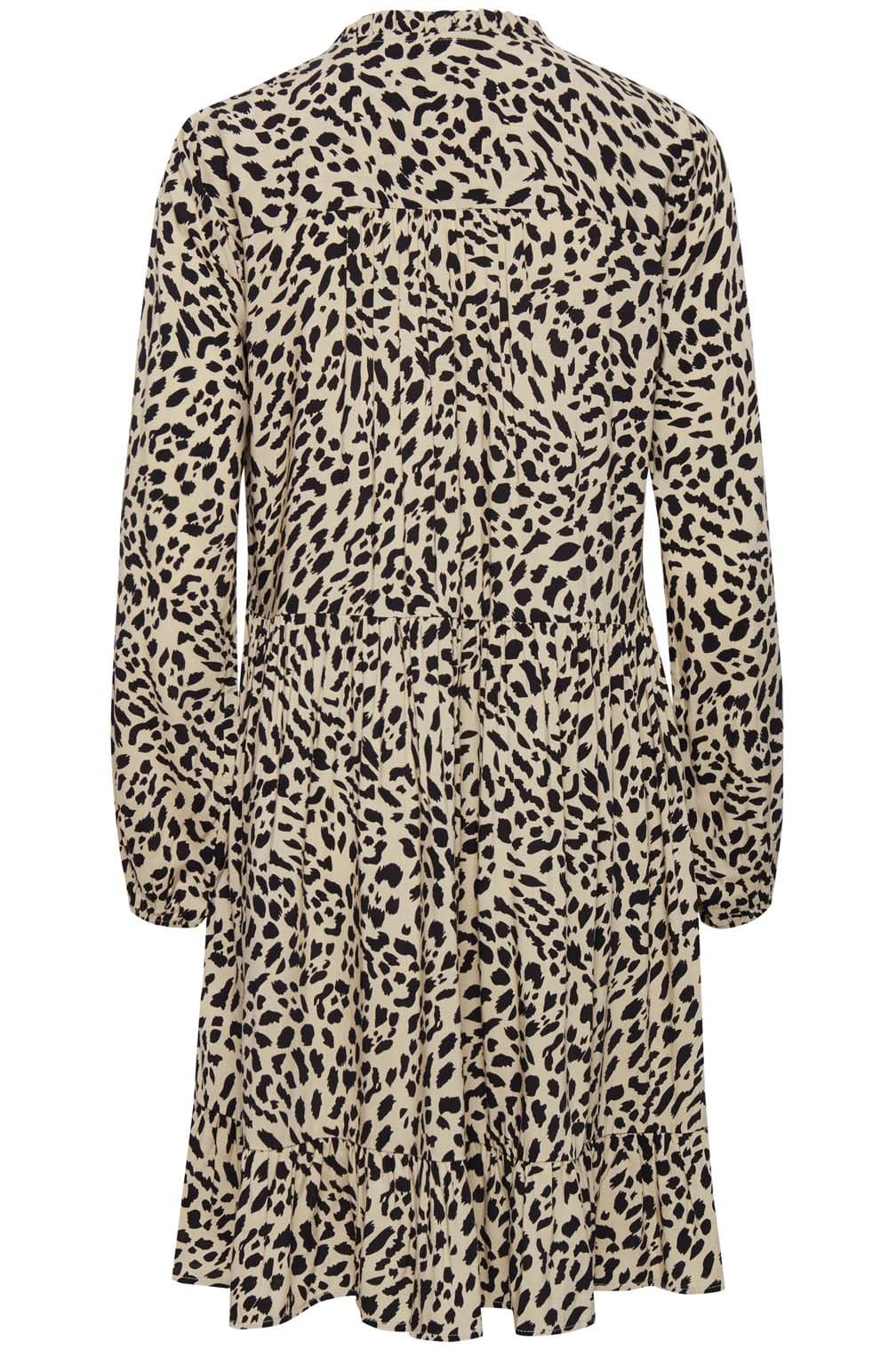 Idra Animal Print Smock dress