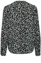 Idra Blue Floral Blouse
