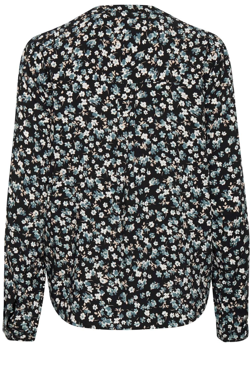 Idra Blue Floral Blouse