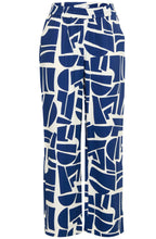 Ihamma Blue Geo Wide Leg Trousers