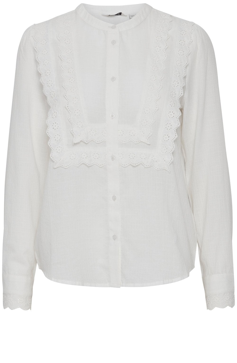 Ivia Off White Broderie Anglaise Blouse