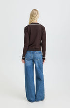 Java Collared V-Neck Fine Knit Jumper