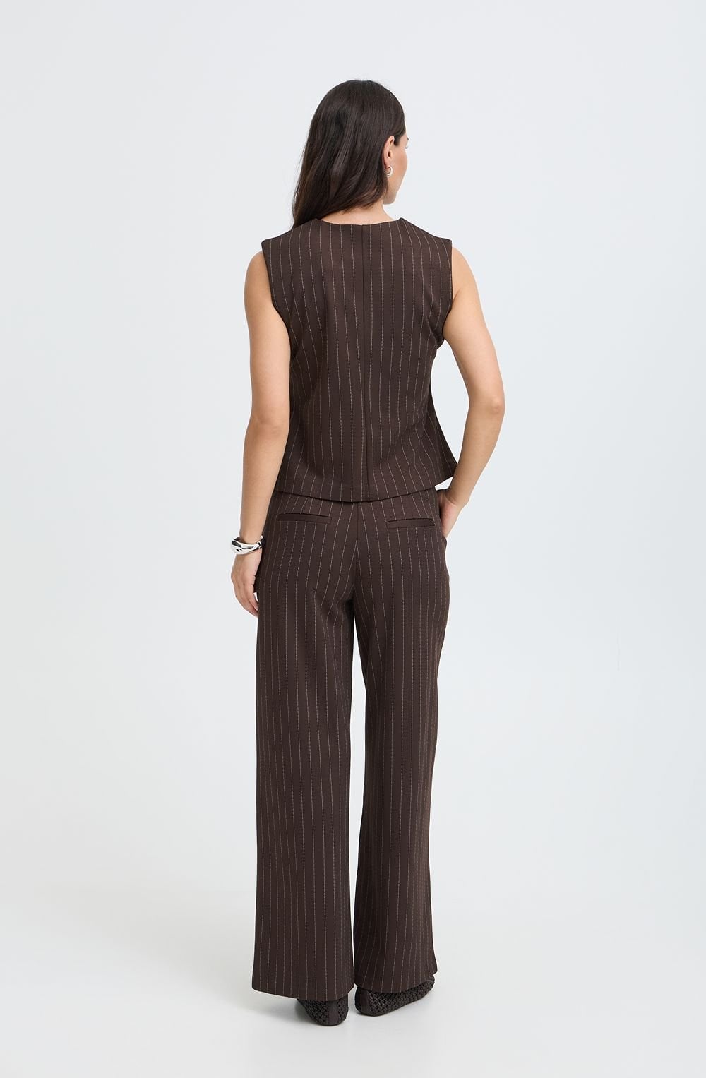 Java Pinstripe Tailored Waistcoat