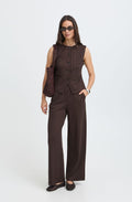 Java Pinstripe Wide Leg Trousers