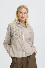 Java Stripes Appliqué Ruffle Shirt