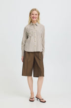 Java Stripes Appliqué Ruffle Shirt