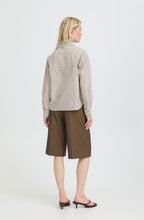 Java Stripes Appliqué Ruffle Shirt