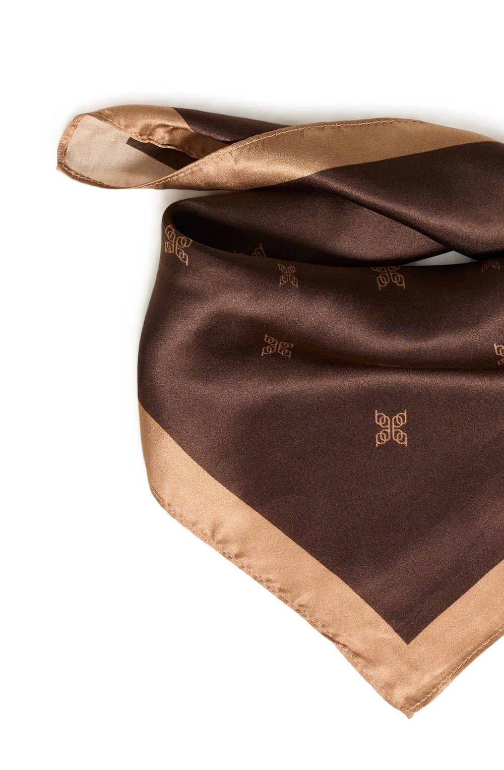 Java Tigers Eye Pure Silk Square Scarf