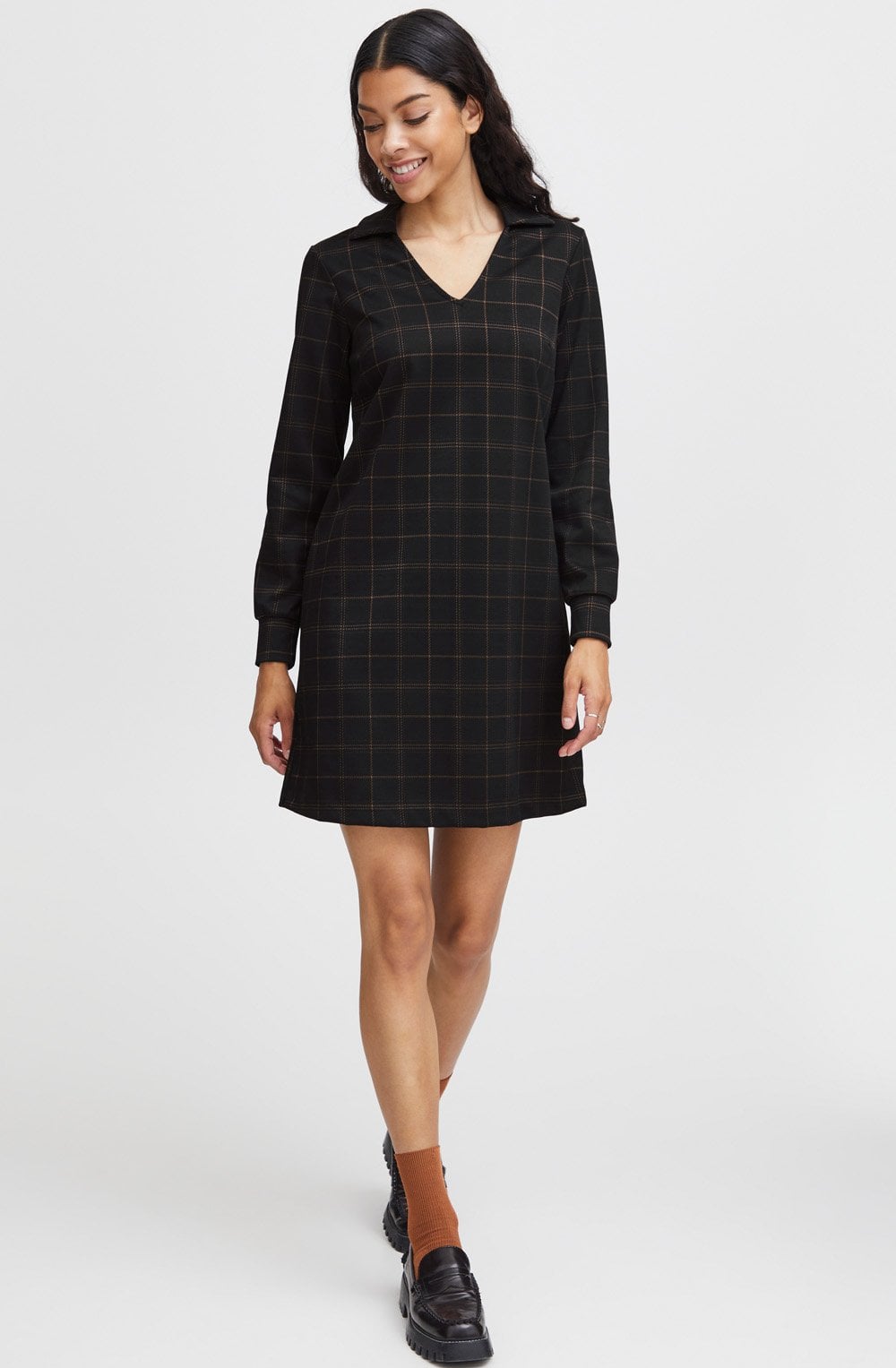 Jave Mix Ravna Collared Dress