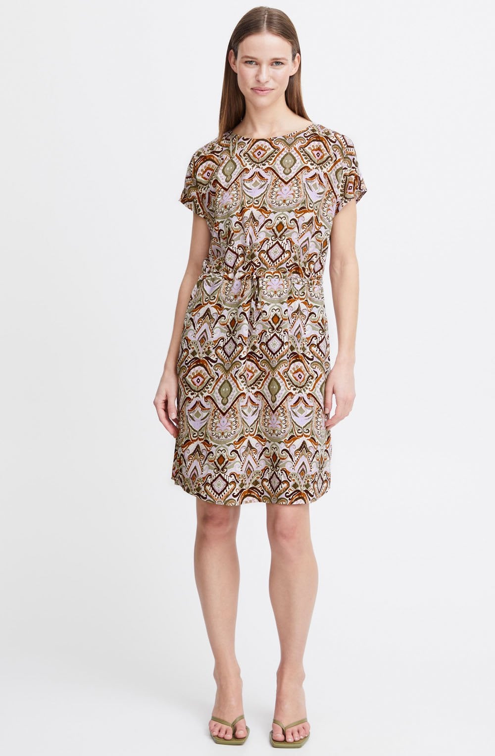 Joella Aloe Boho Mix Dress