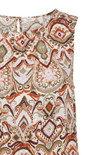 Joella Aloe Boho Mix Sleeveless Blouse