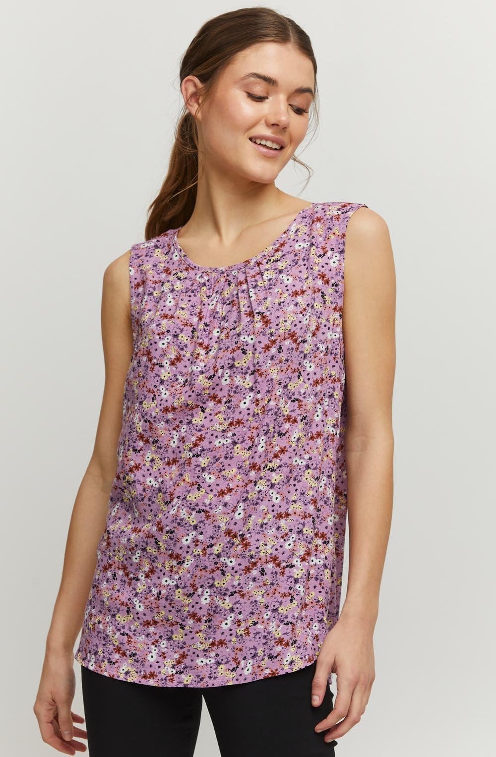 Joella Ash Rose Sleeveless Blouse