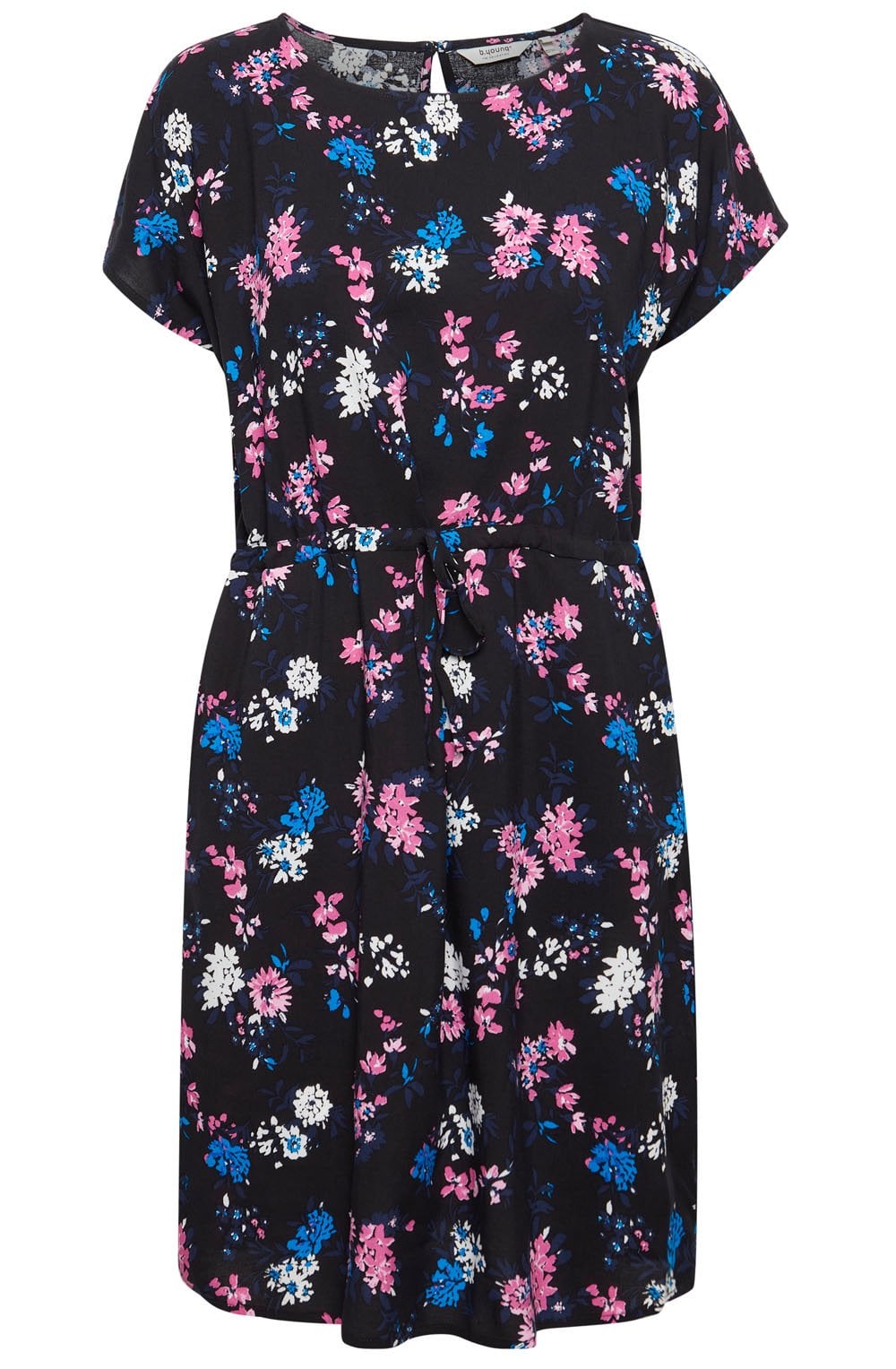 Joella Black Floral Dress