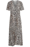 Joella Black Leo Button Down Dress