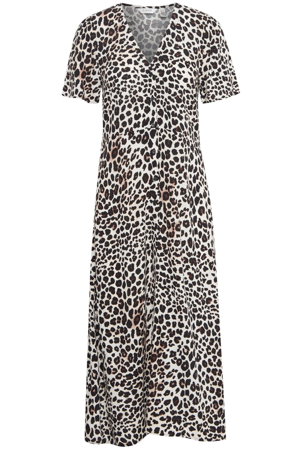 Joella Black Leo Button Down Dress