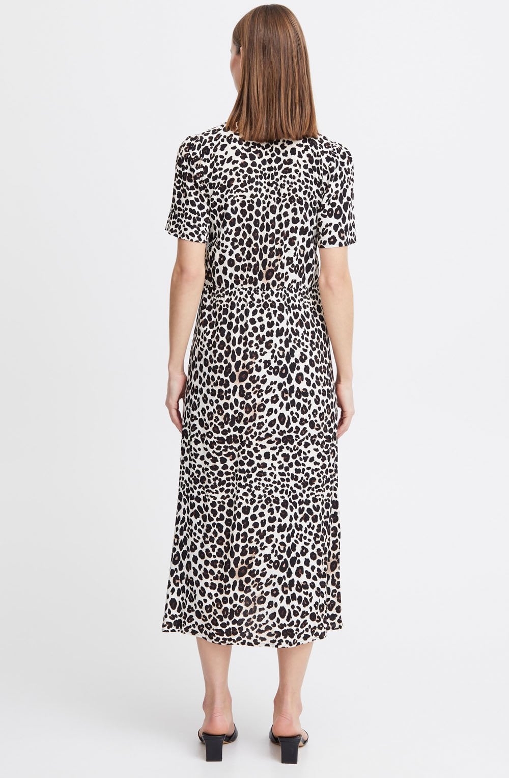 Joella Black Leo Button Down Dress