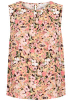 Joella Coral Blush Sleeveless Blouse