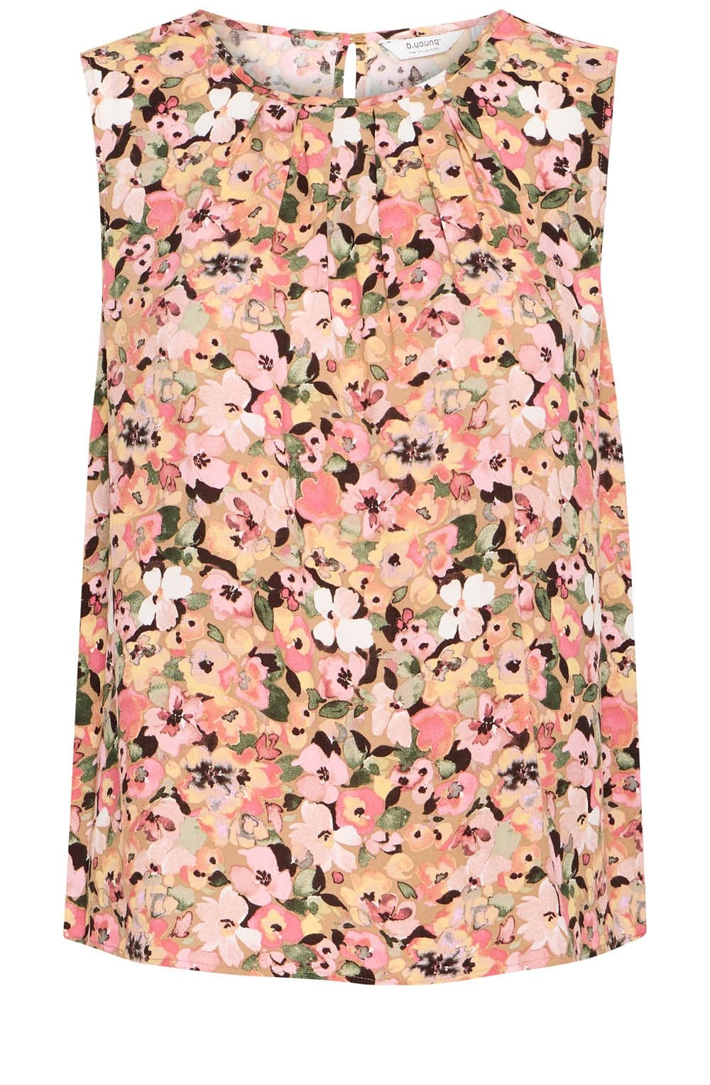Joella Coral Blush Sleeveless Blouse