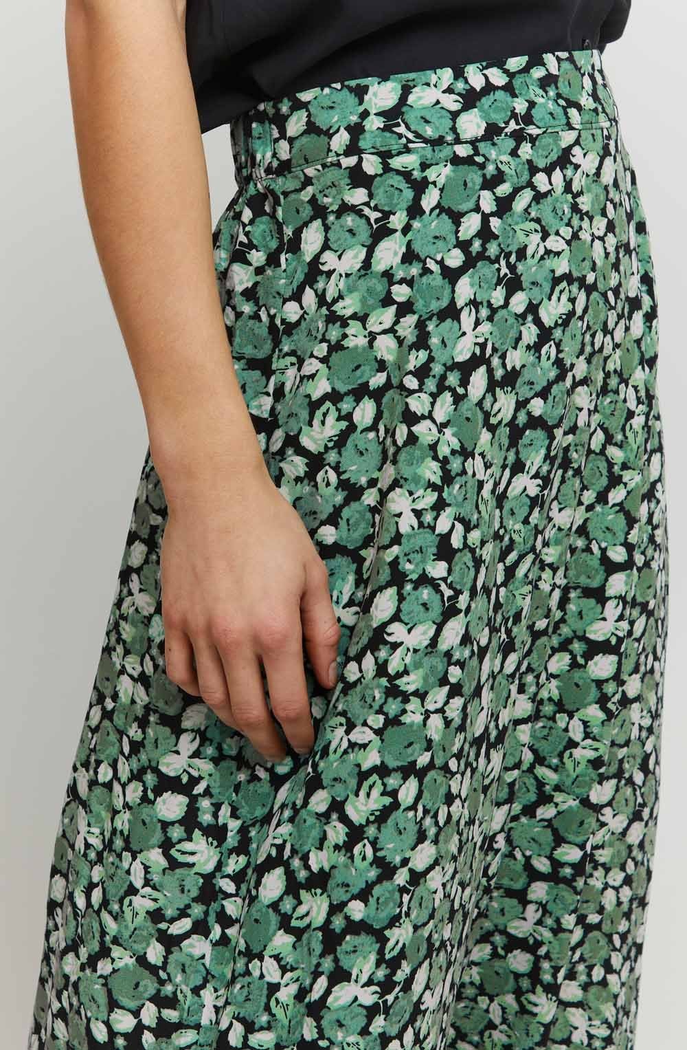 Joella Frosty Green A Line Skirt
