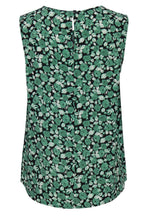 Joella Frosty Green Sleeveless Blouse