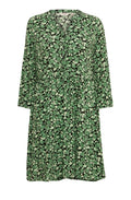Joella Frosty Green Smock Dress