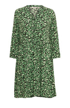 Joella Frosty Green Smock Dress