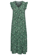 Joella Frosty Green Tiered Maxi Dress