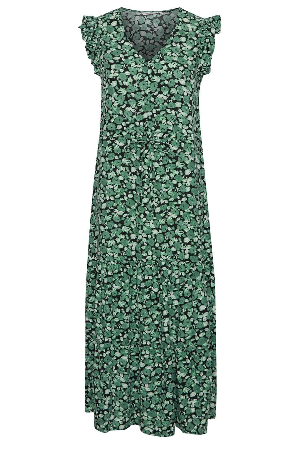 Joella Frosty Green Tiered Maxi Dress