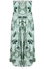 Joella Hedge Green Tiered Maxi Skirt