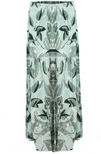Joella Hedge Green Tiered Maxi Skirt