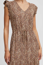 Joella Iced Coffee Tiered Maxi Dress