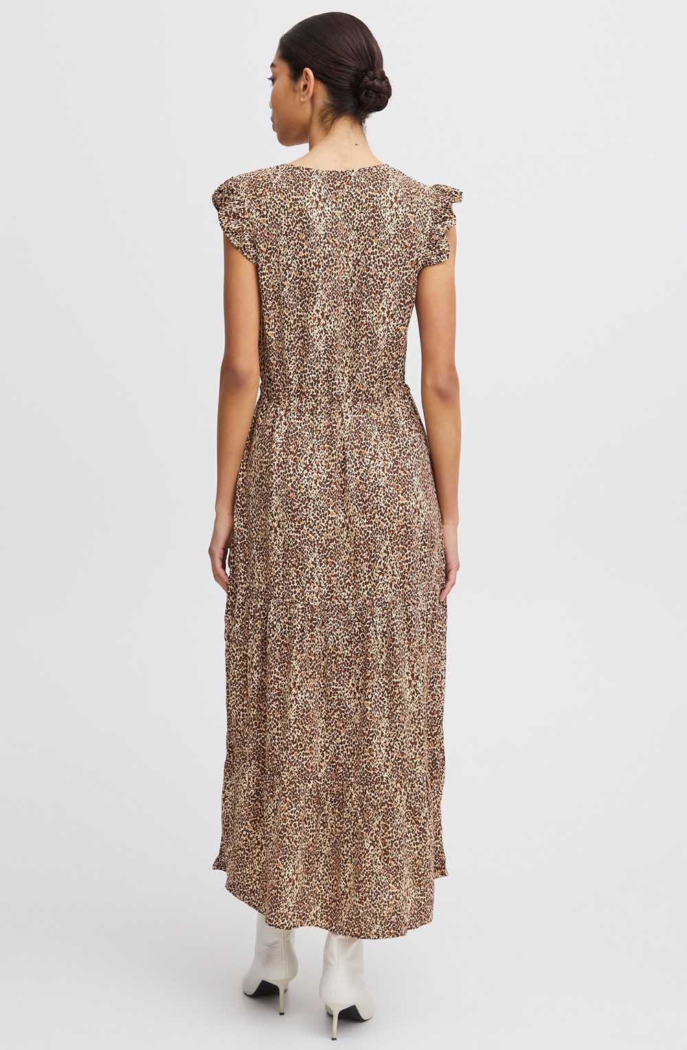 Joella Iced Coffee Tiered Maxi Dress