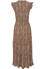 Joella Iced Coffee Tiered Maxi Dress