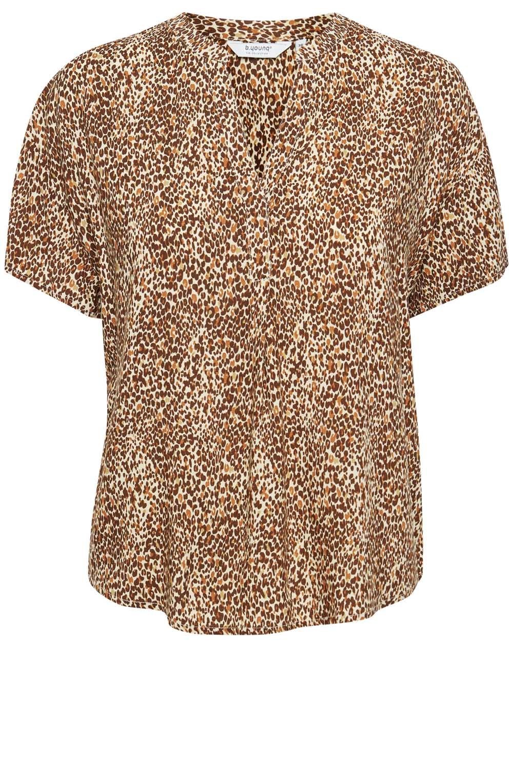 Joella Iced Coffee Tunic Style Blouse