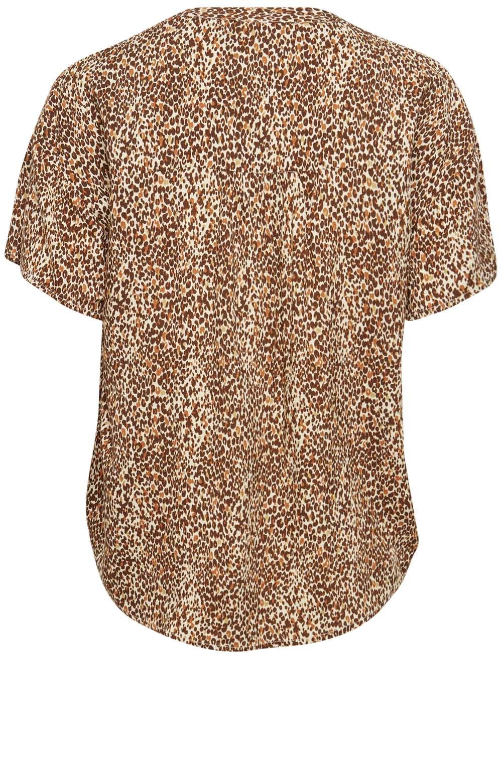 Joella Iced Coffee Tunic Style Blouse