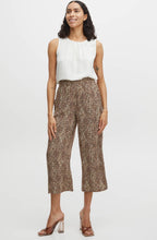 Joella Iced Coffee Wide Leg Crop Trousers