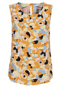 Joella Lemon Meringue Sleeveless Blouse